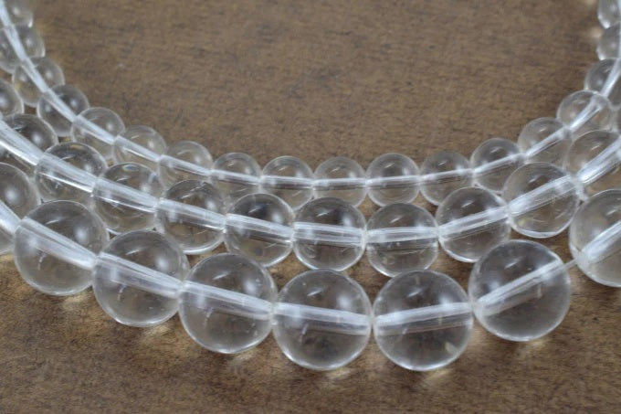 new crystal clear quartz gemstone round beads 6 mm 8 mm 10 mm loose beads birthstone natural beads for jewelry making 3358...
