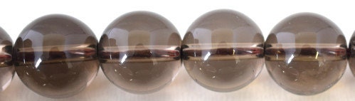 Light Smoky Quartz Gemstone Round Beads 6mm/10mm/13mm natural stone ,healing stone, chakra stones for Jewelry Making. #019...