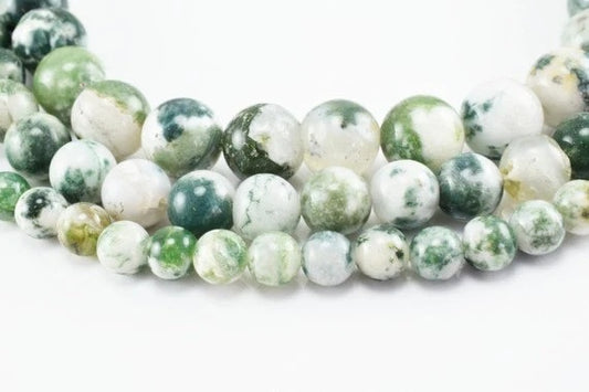 new moss agate gemstone round beads 6 mm 8 mm 10 mm natural stones beads natural healing stone chakra stones for jewelry m...