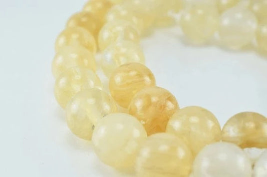citrine quartz gemstone round beads 6 mm 8 mm 10 mm natural stones beads natural healing stone chakra stones for jewelry m...