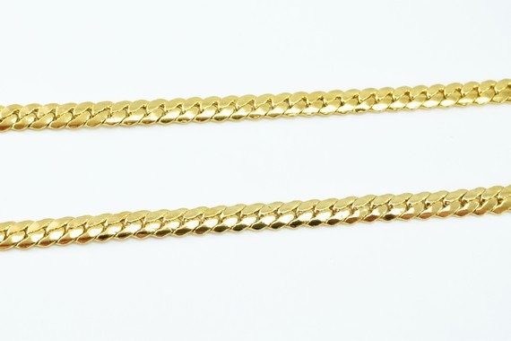 18K as Gold Filled* Chain 17.5" Inch CG291 jewelry making supplies - detail image 3