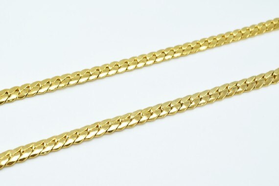 18K as Gold Filled* Chain 17.5" Inch CG291 jewelry making supplies - detail image 4