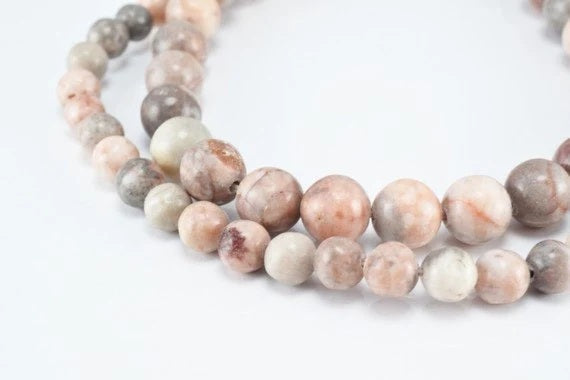 new jasper beige gemstone round beads 6 mm 8 mm natural stones beads natural healing stone chakra stones for jewelry makin...