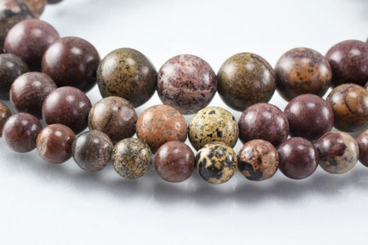 new brown jasper gemstone round beads 6 mm 8 mm 10 mm natural stones beads natural healing stone chakra stones for jewelry...