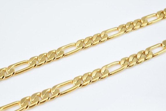 18K as Gold Filled* Chain 18" Inch Cg95 jewelry making supplies - detail image 4