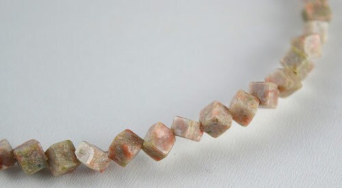 Cube Yellow Agate Gemstone Beads 1 strand 42 PCs Size 4mm Hole Size 0.5mm Natural, healing, chakra, birthstone for Jewelry...