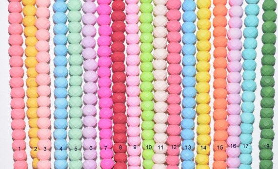Matte Glass Beads Donuts Roundel Faceted for Jewelry Decoration Chandelier 6x8mm 140 PCs each Strand jewelry making suppli...