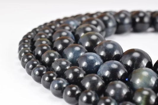 black gray tiger eye gemstone round beads 6 mm 8 mm 10 mm 12 mm natural stones beads natural healing stone chakra stones f...