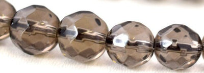 Smoky Quartz Gemstone Faceted Round Beads 8mm natural stone ,healing stone, chakra stones for Jewelry Making. #0227 jewelr...