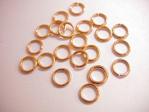 3mm Closed Jump Ring Gold Filled, GF7102 jewelry making supplies - detail image 5