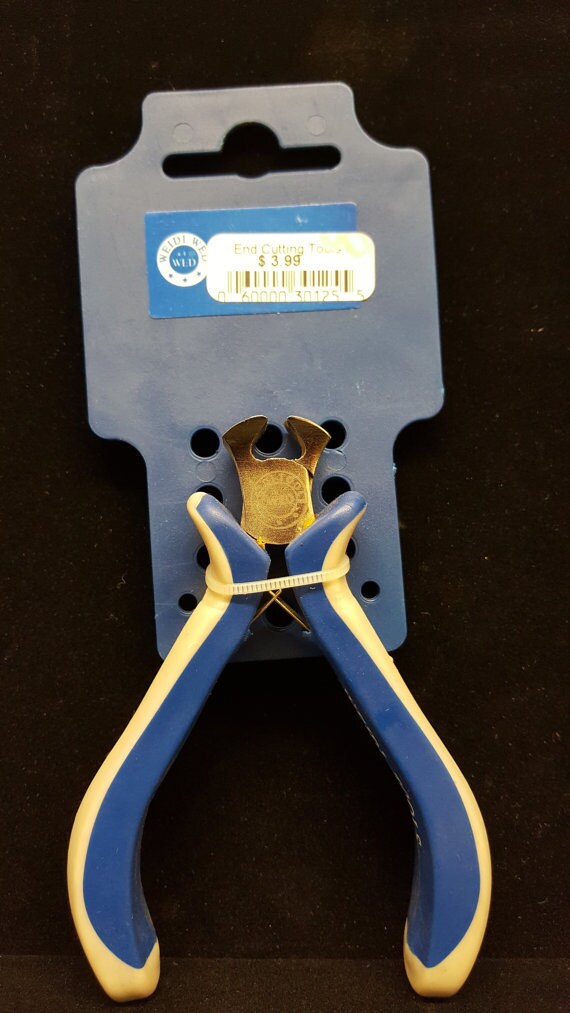 End Cutting Pliers Tool with firm rubber grip 84.1 Grams, 4 inches long jewelry making supplies - detail image 4