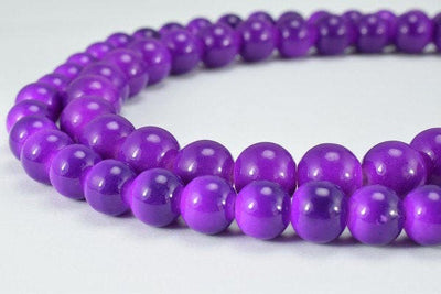 Dark Purple Glass Beads Round 8mm/10mm Shine Round Beads For Jewelry Making Item#789222045395 jewelry making supplies
