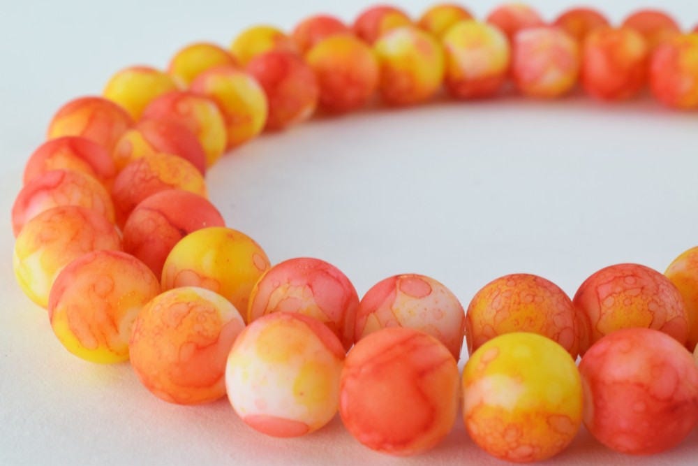 Glass Beads Matte Two Tone Rubber Over Glass Size 10mm Round For Jewelry Making Item#789222045890 jewelry making supplies...