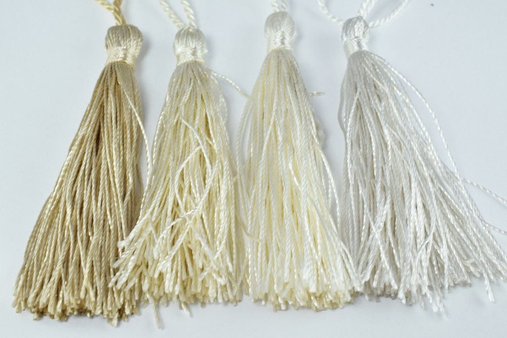 80mm Tassel DIY Projects Long jewelry tassel, Long mala tassel, Handmade NylonThread Tassel/Craft Tassel/Tassel Pendant Fo...