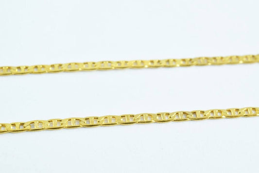 as Gold Filled* Anchor Chain 18KT as Gold Filled* 3 Size 17.5", 19.5" and 22.5" Inches Long 1.5mm Width 0.3mm Thickness It...