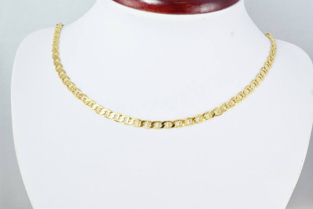 as Gold Filled* Anchor Chain 18KT as Gold Filled* Size 17 1/3" Long 5mm Width 1mm Thickness Item #CG156 jewelry making sup...