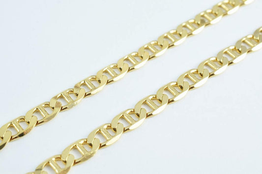 as Gold Filled* Anchor Chain 18KT as Gold Filled* Size 17 1/3" Long 5mm Width 1mm Thickness Item #CG156 jewelry making sup...