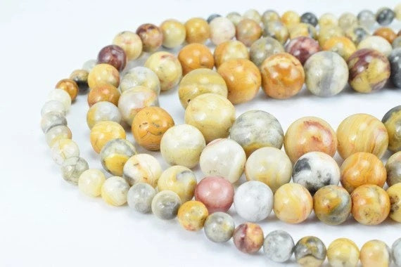 Natural crazy agate gemstone beads gemstonen round beads 6 mm 8 mm 10 mm 12 mm natural stones beads healing stone chakra s...
