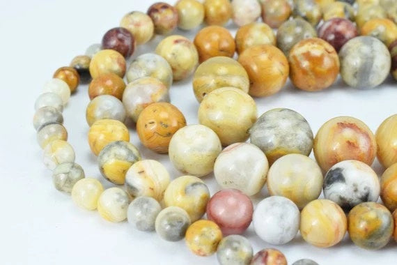 Natural crazy agate gemstone beads gemstonen round beads 6 mm 8 mm 10 mm 12 mm natural stones beads healing stone chakra s...