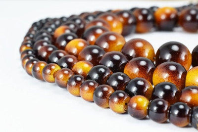 Tiger Eye Glass Beads Round 6mm/8mm/10mm/12mm Shine Round Beads For Jewelry Making jewelry making supplies