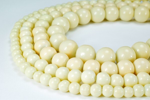 Creamy Glass Beads Round 6mm/8mm/10mm/12mm Shine Round Beads For Jewelry Making Item#789222045296 jewelry making supplies...