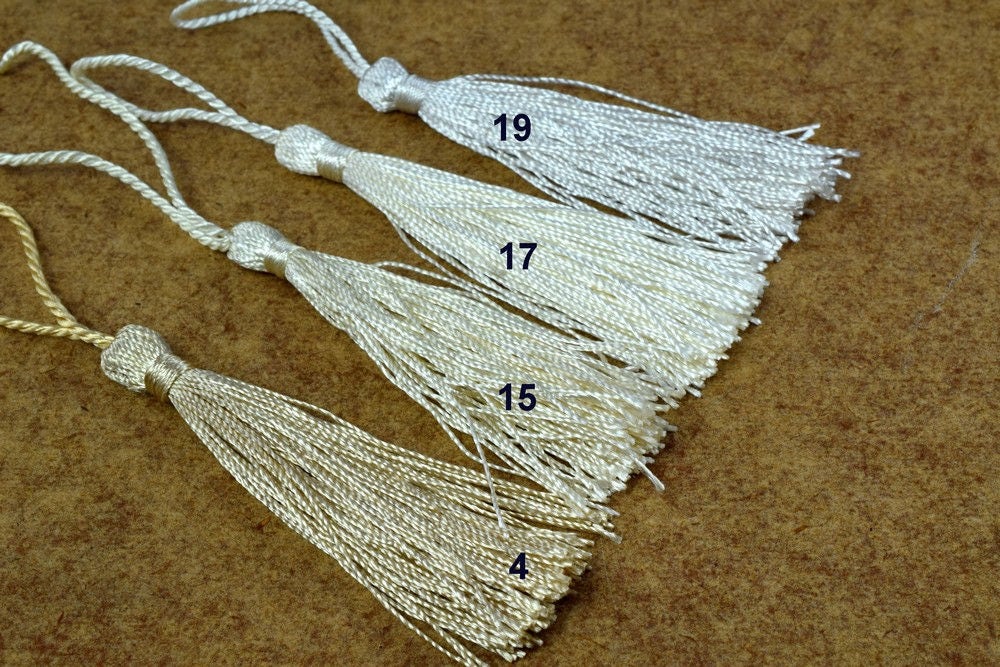 80mm Tassel DIY Projects Long jewelry tassel, Long mala tassel, Handmade NylonThread Tassel/Craft Tassel/Tassel Pendant Fo...