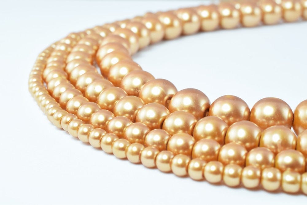 Glass Pearl Beads Round Size 4mm/6mm/8mm/10mm Shine Round Ball Beads for Jewelry Making Item#789222046262 jewelry making s...