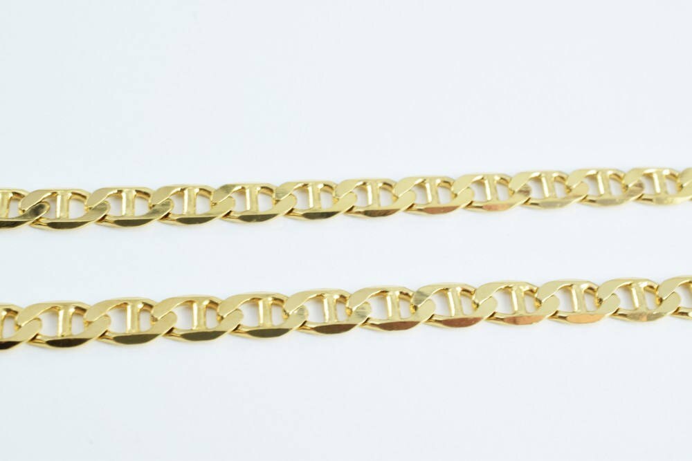 as Gold Filled* Anchor Chain 18KT as Gold Filled* Size 17 1/3" Long 5mm Width 1mm Thickness Item #CG156 jewelry making sup...
