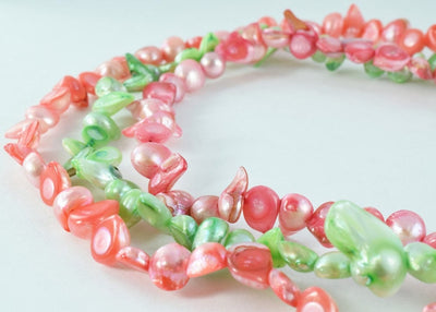 Mixed Size Fragmented Dyed Shell Beads 15.5 Strand Shell Bead, Shell Beads,Shell Jewelry,Beading Supplies,Wholesale Beads,...