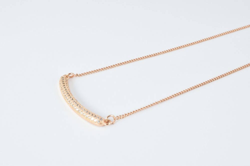 18" Inch 18K Rose gold filled EP Chain   CG59 jewelry making supplies - detail image 3