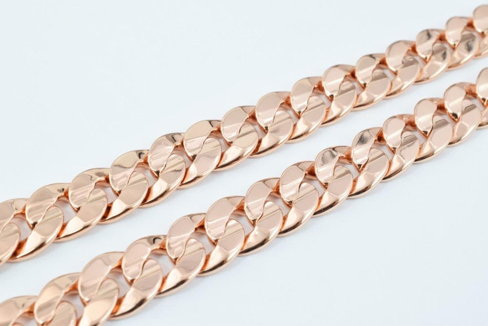 18K Rose as Gold Filled* Chain 19.25" Inch CG132 jewelry making supplies