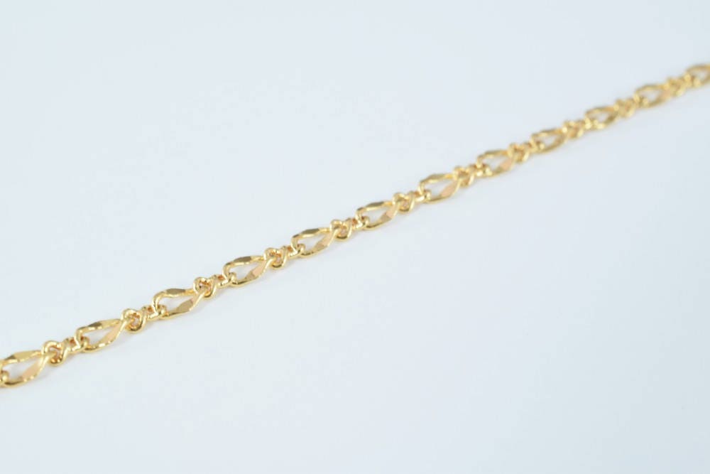 18K as Gold Filled* Chain 17" Inch CG140 jewelry making supplies