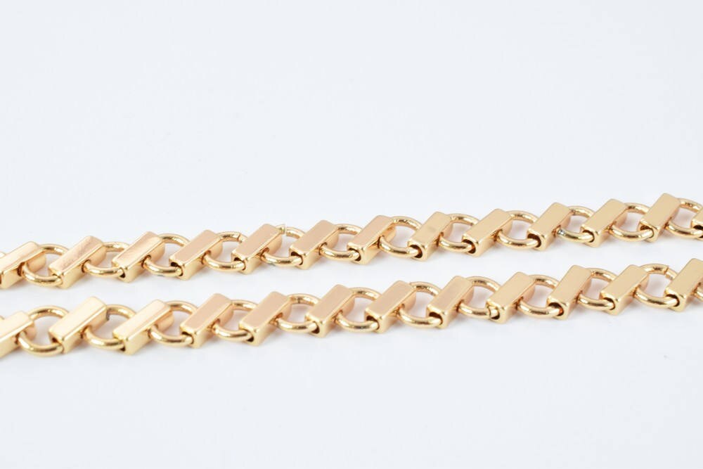 18K as Gold Filled* Chain 17.25" Inch CG190 jewelry making supplies - detail image 6