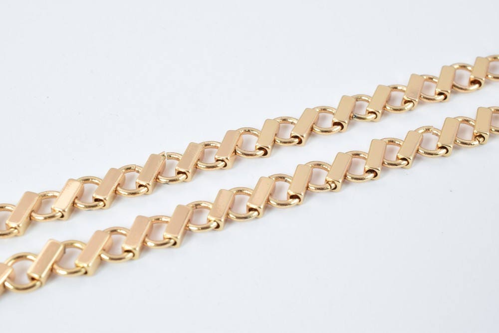 18K as Gold Filled* Chain 17.25" Inch CG190 jewelry making supplies - detail image 7