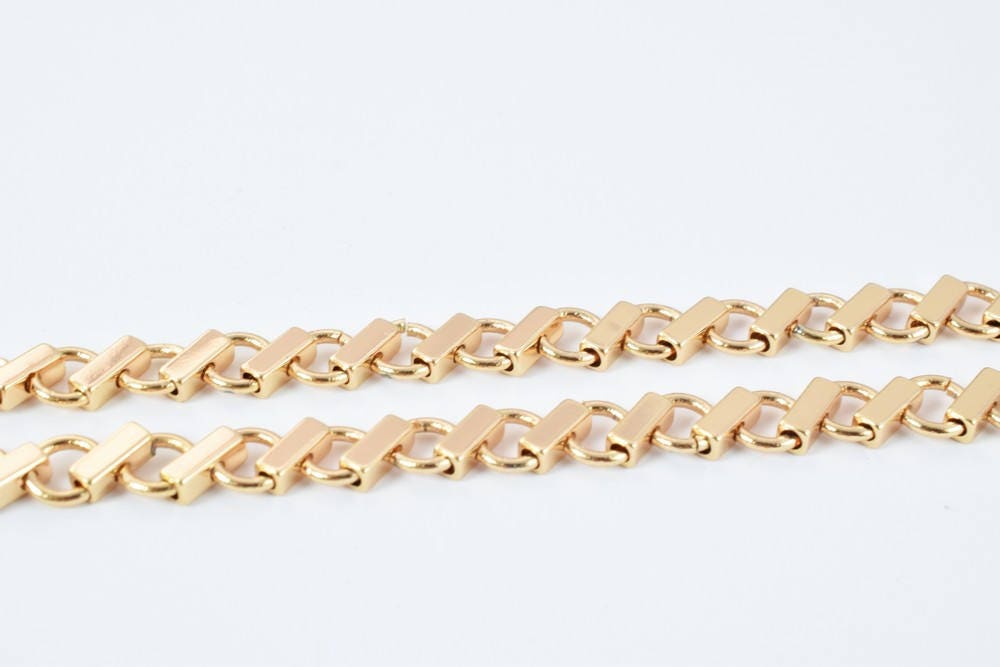 18K as Gold Filled* Chain 17.25" Inch CG190 jewelry making supplies - detail image 9