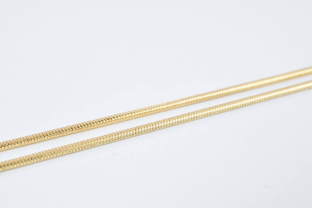 18K gold filled tarnish resistant Chain 16.75" Inch CG191 jewelry making supplies - detail image 7
