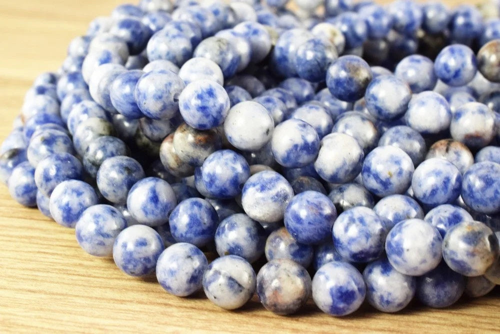 natural sodalite blue spot stone beads genuine 2 39 mm 3 30 mm 4 52 mm 8 25 mm natural healing stone chakra stones for jew...