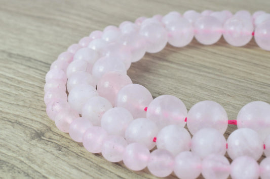 6 mm 8 mm 10 mm matte pink quartz round beads 15 strand frosted gemstone beads beads round pink wholesale quartz round fro...