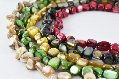 Mixed Sizes Natural Shell Fragment Beads 16" Strand Shell Bead,Natural Shell Beads,Beading Supplies,Wholesale Beads, Beads...