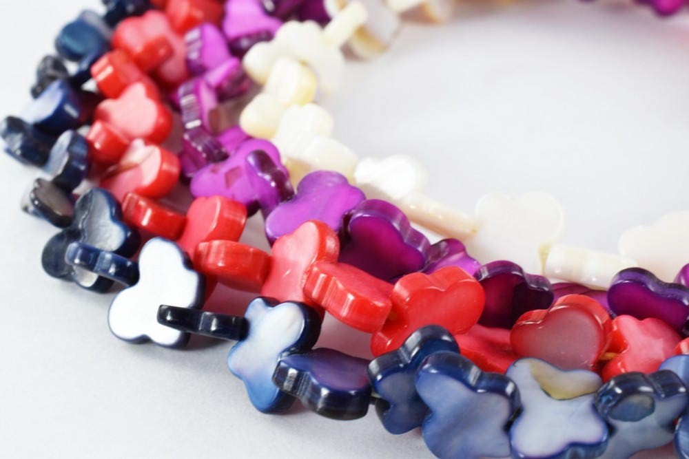 12mm Natural Shell Butterfly Shape Beads 15" Strand Shell Bead,Butterfly Shell Beads,Beading Supplies,Wholesale Beads, Bea...
