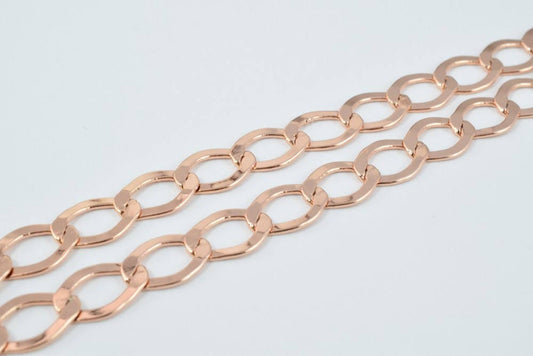 18K Rose as Gold Filled* Chain 19.5" Inch CG91 jewelry making supplies