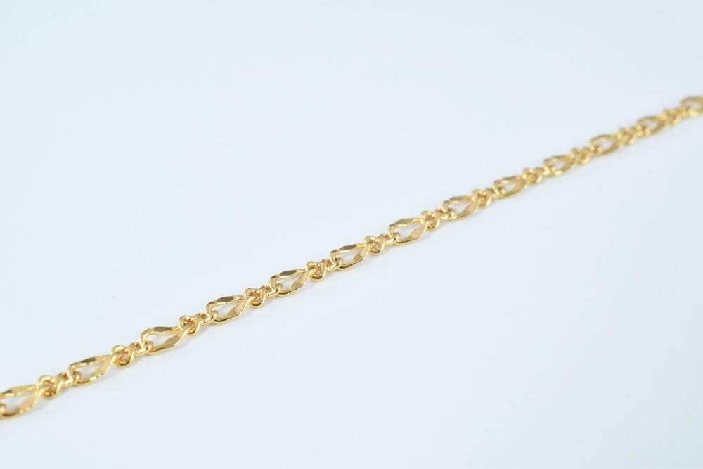 18K as Gold Filled* Chain 17" Inch CG140 jewelry making supplies - detail image 8