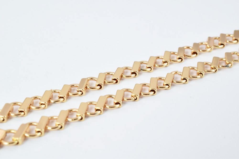 18K as Gold Filled* Chain 17.25" Inch CG190 jewelry making supplies - detail image 8