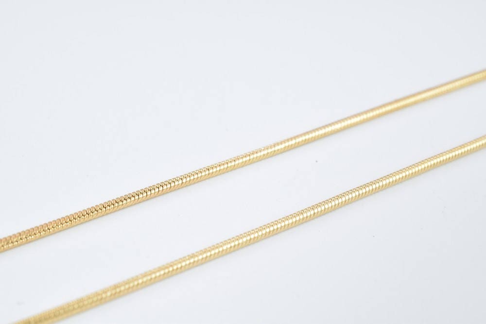 18K gold filled tarnish resistant Chain 16.75" Inch CG191 jewelry making supplies - detail image 4