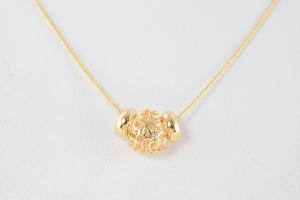 18K gold filled tarnish resistant Chain 16.75" Inch CG191 jewelry making supplies - detail image 10