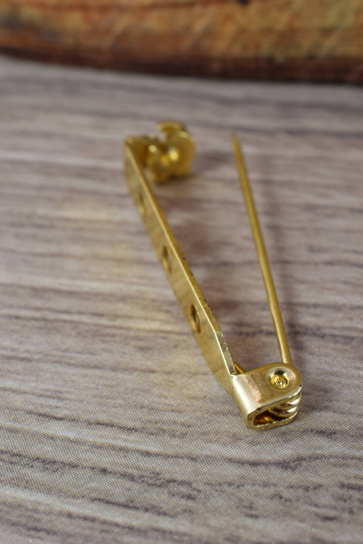 6x34mm Gold Plated Brooch Pin Gold Plated Brooch Finding,Gold Plated Bar Pin Back, Brooch Pin, Brooch Finding, Wedding Bro...