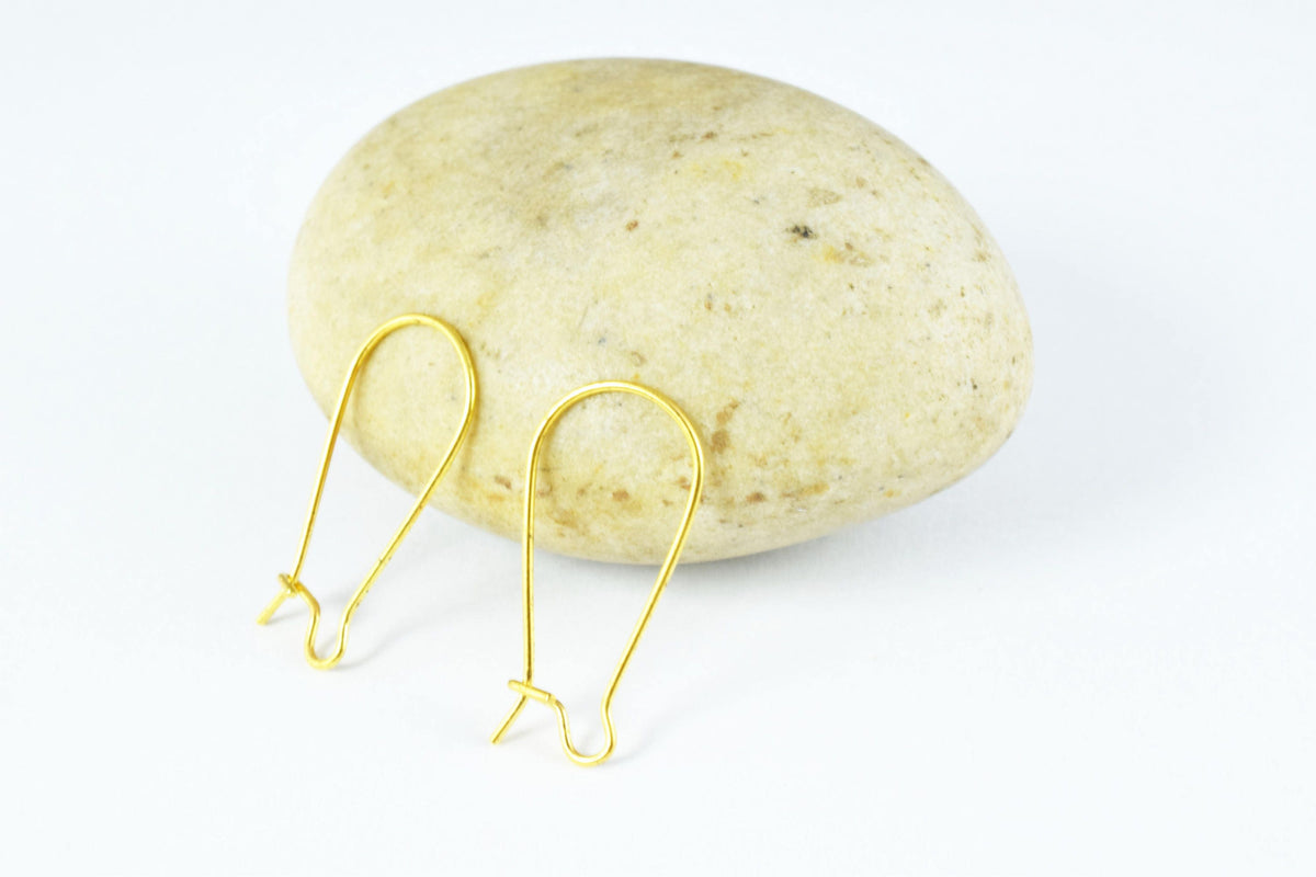 12x25mm Earring Closed Hook Finding Size/Wholesale Earring Findings/ Silver Plated/ Gold Plated Earring/Earring Wires/Earr...
