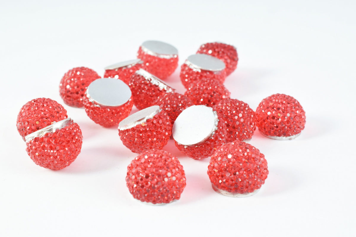 14mm/11mm/9mm Decoden Flat Back Rhinestone Bead, Dotted Flat Back, Rhinestone, Beads, For Apparel or Shoe, or Decoration o...