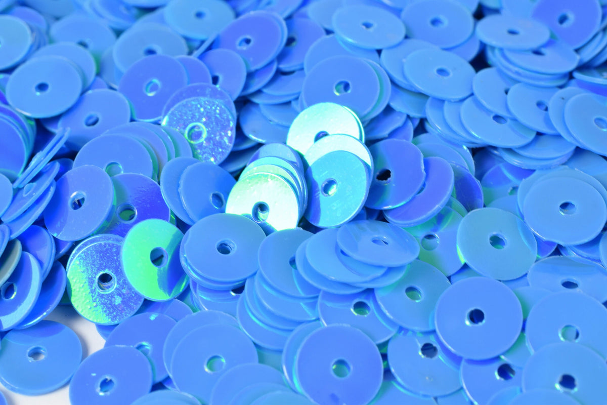 4/6mm Aqua  Blue  Iridescent Sequins Sheen Round Sequins/Loose Paillettes,Wholesale Sequins,Shimmering Sequin Apparel,Shoe...