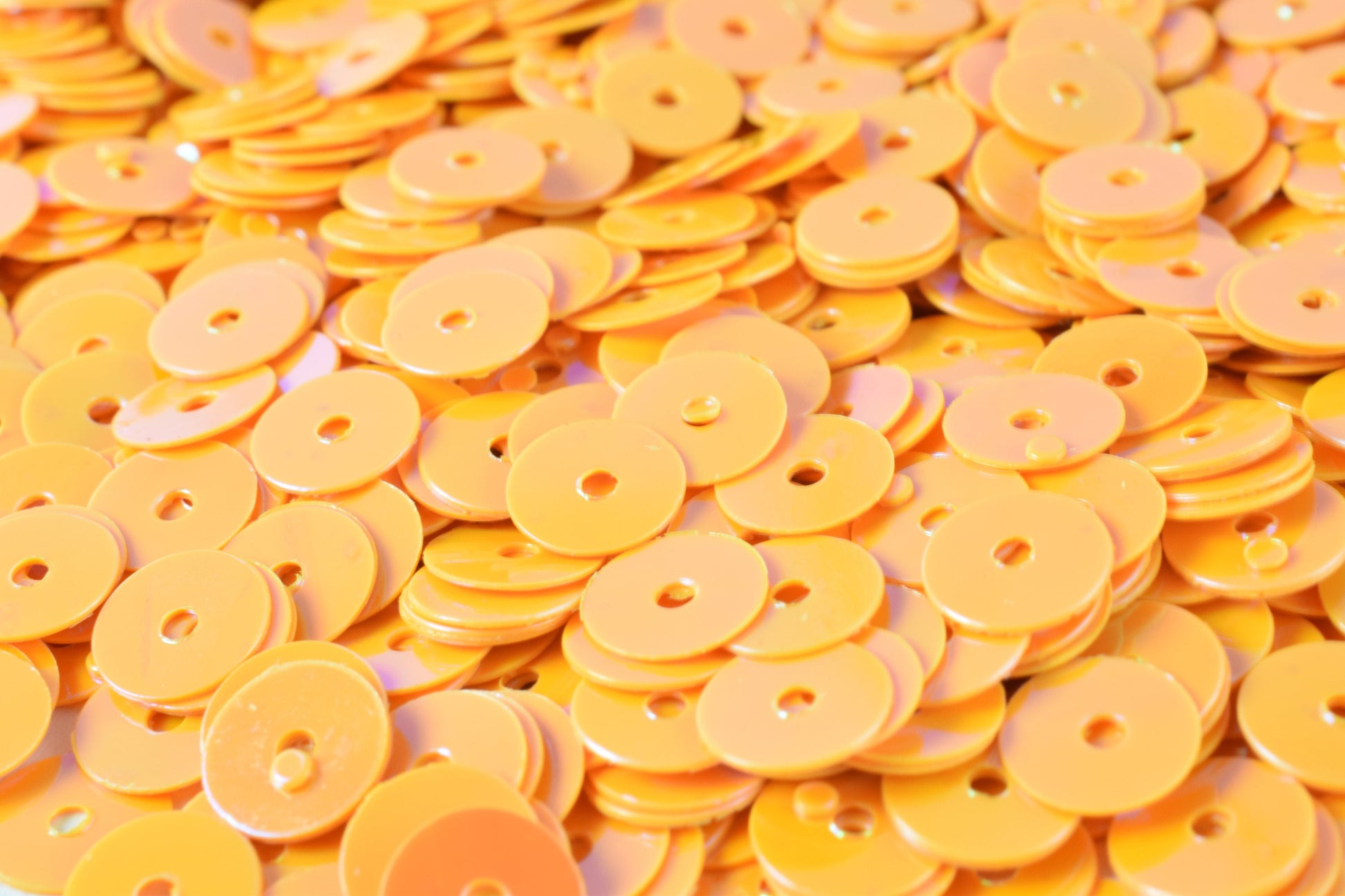 Loose Sequin Apparel Supplies: Orange Light Iridescent Flat Round Sequins - 3/4/6mm Multi-Color, Bulk Packs for Costume & Shoe Decor